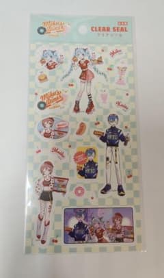 バーチャルシンガー クリアシール 2種&アクリルキーホルダーのサムネイル