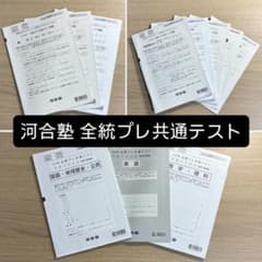河合塾 全統プレ共通テスト模試 - メルカリ