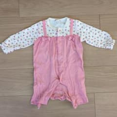 さくらんぼロンパース 80cm 綿100%のサムネイル
