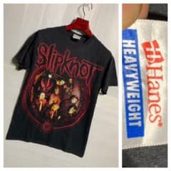 00's 빈티지 slipknot 슬립 매듭 2007 밴드 록 T셔츠