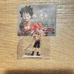 ワンピース　アクリルminiブロック　麦わらストア　エース