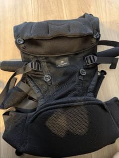 AILEBEBE 抱っこ紐 ブラック メッシュのサムネイル