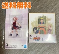 NARUTO 이치 반 쿠지 파도의 국편 사쿠라 G상 H상 아크릴 스탠드 색지