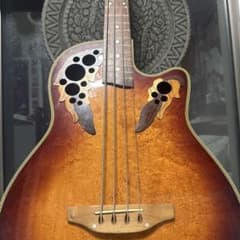 Ovation フレットレス加工アコースティックベース OP-24+搭載のサムネイル