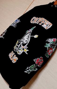 クロップドヘッズ ペイント パーカー L(XL) 美品のサムネイル