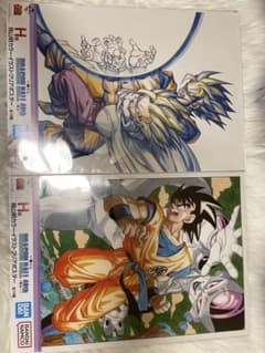 一番くじ ドラゴンボール40th 〜其の一〜H賞 クリアポスター 親子かめ