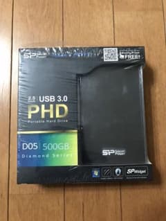 ポータブルハードドライブ　USB3.0のサムネイル