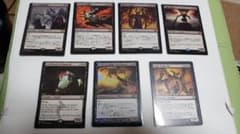 MTG デーモン クリーチャー カットインク エラーカード 7枚セット MTG デーモン クリーチャー カット インク エラーカード 7枚セット