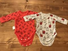 ユニクロ 肌着 ロンパース　２枚セットのサムネイル