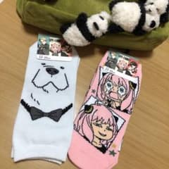 プーさん専用！新品！SPY×FAMILY 靴下　アーニャ　ボンド　2足セットのサムネイル