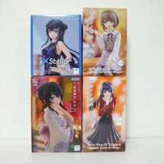 青春ブタ野郎 桜島麻衣✕３　ぬーどるストッパー 梓川花楓 ４点
