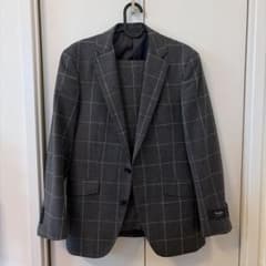 【極美品】　Twenty Four ビジネススーツ セットアップ チェック柄のサムネイル