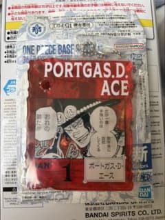 ONE PIECE BASE SHOP 복권 아크릴 블록 매력 에이스