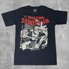 MARVEL 스파이더맨 T셔츠 S 블랙 아메코미 마벨 헌 옷