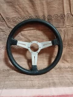 NARDI ナルディステアリング D型 シルバースポーク14インチ 社外