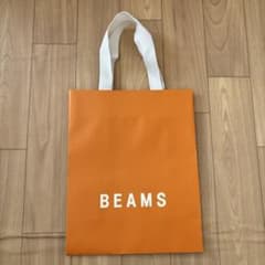 BEAMS ショップ袋 オレンジのサムネイル