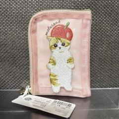 【新品未使用タグ付き】モフサンド　リール付き　小銭入れ＆定期入れ　ピンク