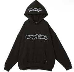 新品同様 Naptime. ブラックパーカー Mサイズ - メルカリ