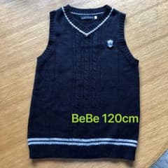 べべ BeBe  ニットベスト 120cmのサムネイル
