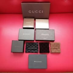 最終★お値下げ★ GUCCI空き箱 6点　保存袋 4点　他1点のサムネイル