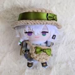 【緑】カンカン帽 ポシェット セット にじぱぺっと ぬい服 10cmのサムネイル