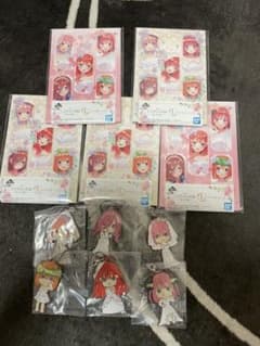 五等分の花嫁 一番くじ　まとめ売り　ブックボード　ラバーストラップのサムネイル