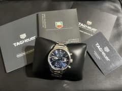 TAG Heuer CARRERA CALIBER16 自動巻き時計 盤面ブルーのサムネイル