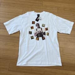 新品☆2Pac DMX 90s ラインストーン　Tシャツ　ホワイトのサムネイル