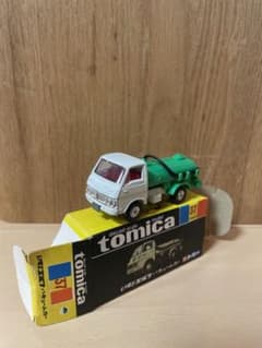 値下げ！トミカ 黒箱　61 いすゞエルフ　バキュームカーのサムネイル