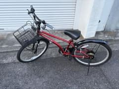 あさひ DRIDE BEAT 24インチ 前カゴ付き ★引き取り限定★のサムネイル
