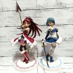 마법 소녀 마도카 ☆ 마기카 SQ 피규어 사쿠라 안코 미키 사야카 2 점 세트