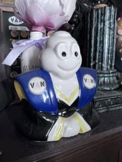 値引ヴィンテージMICHELIN ビバンダムキャラクター像 陶器製、貯金箱 値引ヴィンテージMICHELIN ビバンダムキャラクター像 陶器製、貯金箱