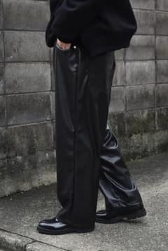 24AW COOTIE クーティー フェイクレザー5ポケットワイドイージーパンツ 24AW COOTIE クーティー フェイクレザー5ポケットワイドイージー