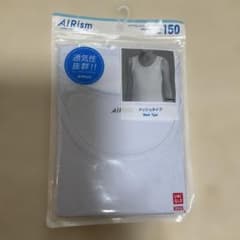 未使用UNIQLO エアリズム　タンクトップ 150cmのサムネイル