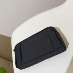 ウエストポーチ　スマホポーチ　メンズ　カラビナ　黒　バッグのサムネイル