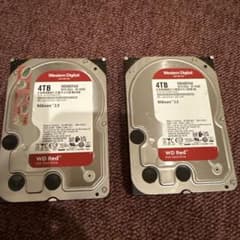 Western Digital WD Red 4TB WD40EFAX 2個 - メルカリ