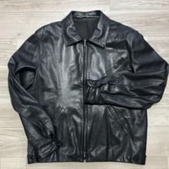 希少】仏製 アニエスベーオム レザー ドリズラージャケット 黒 riri