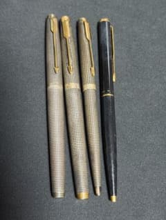 PARKER パーカー ボールペン 万年筆 スターリングシルバー 14K セットのサムネイル