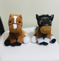競馬 ぬいぐるみ オルフェーヴル ジェンティルドンナ Mサイズ セットのサムネイル