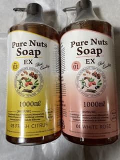 ピュアナッツソープEX フレッシュシトラス & ホワイトローズ 1000ml