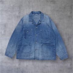 J.S STEADパティーナ デニム チョアコート カバーオール L J.S HOMESTEADパティーナ デニム チョアコート カバーオール L - メルカリ