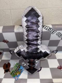 マインクラフト マイクラ 武器BIGぬいぐるみ ダイヤモンドの剣 パープル