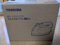 【未使用】(TOSHIBA コードレススチームアイロン TA-FDX770のサムネイル