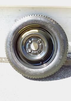 値下げしました❗️スズキ系テンパータイヤ T105/90D12 2代目モコ純正のサムネイル