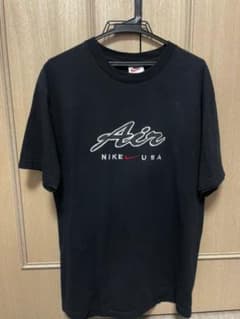 【激レア】ナイキNIKE 銀タグUSA製刺繍ビックロゴ半袖Tシャツのサムネイル