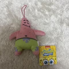 スポンジボブ ぺたっとマスコット ストラップ キーホルダー パトリック