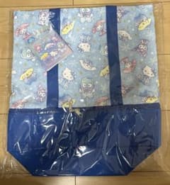 サンリオキャラクターズ スノーレインボー 保冷ポケット付き2段トートバッグ