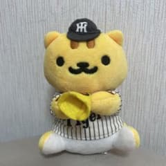 한신 타이거스 고양이 아츠메 타테지마씨 봉제인형 볼 체인 홀더