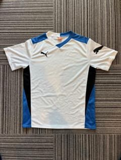 プーマPUMA プラクティスシャツ　トレーニングシャツ 白色　ホワイト　サイズＬのサムネイル