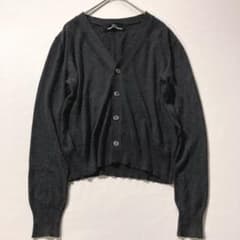 美品】トリココムデギャルソン シルクカシミヤ混 Vネックカーディガン  